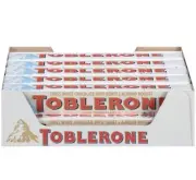 Toblerone Swiss White Chocolate Bars with Honey & Almond Nougat 20 - 3.52 oz