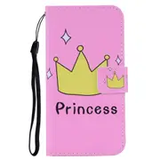 2PC Crown Pattern Colored Drawing Horizontal Flip Leather Case for Galaxy S10, with Holder & Card Slots & Wallet & Lanyard