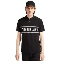 在飛比找ETMall東森購物網優惠-任-Timberland 男款黑色有機棉Polo衫A43K2