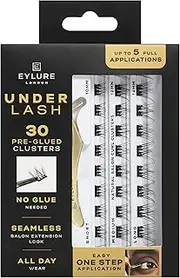 Eylure Underlash Pre-Glued Natural Salon Curl Clusters False Eyelashes