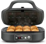 Quick & Easy Pie Maker LPI285GRY, Electric, Non-Stick, 4 Pies, Compact, Grey
