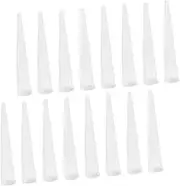 HOMSFOU 100pcs Caulking Nozzles Versatile Gluing Tool Tips for Seamless Finishing Easy to Use with Sealants for Doors Windows and Tiles Lightweight Caulking Extenders