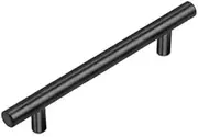 AIMALL Kitchen Cabinet Door Handles Matte Black Stainless Steel Door Drawer Pull T Bar Modern Design for Home Décor Enhancement