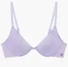 Savage X fenty Low-Plunge Unlined Glissenette Bra lavander size 34B (R-01)