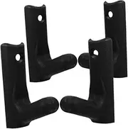 Mipcase 4Pcs Wall Mounted Barbell Rack Space Saving Barbell Storage for Home Gym Lightweight and Easy to Install for Organized Workout Space