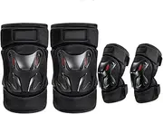 Non-Slip Motorcycle Protective Gear Winter Knee Pa Motorcycle Knee Pads Elbow Pads Anti-Fall Protection Racing Guards Protection Windproof Warm for Cycling Sports Racing