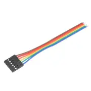 Breadboard Jumper Wires 6-Pin 10cm Female to Tined Tip Cable for Arduino
