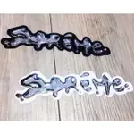 SUPREME貼紙 2018 F/W LIQUID STIRKES 水滴 貼紙 BOX LOGO 黑+白 一組