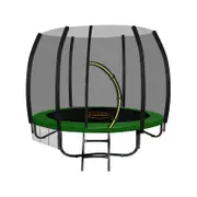 Kahuna Twister 8ft Springless Trampoline - Green