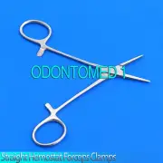 New 5.5" Straight Hemostat Forceps Locking Clamps - Stainless Steel