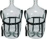 Fermtech Carboy Carrier 4 5 6 Gallon Carboy Water Jug, Liquid Container Mover Pack of 2
