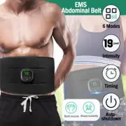 ABS Abdominal Belt Muscle Lazy Trainer EMS Stimulator Toning Smart Training Tool