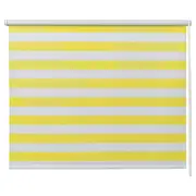 FRIDANS block-out roller blind, white yellow/striped, 80x195 cm