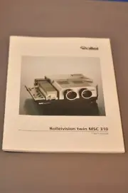Rollei Rolleivision Twin MSC 310 User's Manual, Original, Not a Copy! c1999