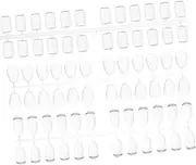 Healeved 3 Pack Nail Art Color Card Detachable Nail Test Plate Manicure Display Boards Practical Manicure Tool