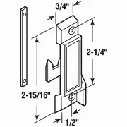 Prime-Line F 2512 Diecast Black, Sliding Window Sash Lock