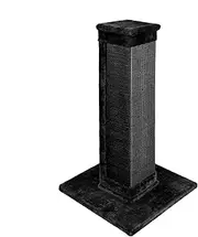 BEASTIE Cat Scratching Post Tree 92cm Height Cat Scratcher Tower Condo House Furniture Wood, Black
