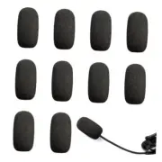 10 Pack Mini Foam Windscreen for Headset Microphone - High 1.4 x 0.7 x 0.2inch