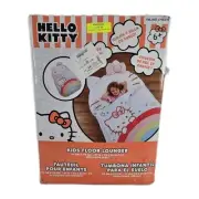 OB Sanrio Hello Kitty Rainbow Floor Lounger 47"x69" Plush Kids Sleeping Bag Bed