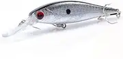 1PC 10cm 9.4g Artificial Floating Minnow Lure Tight Shot Fishing Lures Hard Bait Tackle 3D Fish Eyes