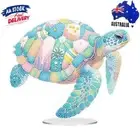Acrylic Sea Turtle Desktop Diamond Painting Art Kits for Home Office Decor