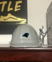 NFL Carolina Panthers Football Team Logo Gray Safety Construction Hard Hat
