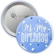 [BUVUDI] Birthday Pin Birthday Boy Pin, Birthday Boy Pin Birthday Button Pin Happy Birthday Pin for Boys Girls, Birthday Accessories and Party Decoration, Tinplate, no gemstone