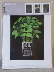 Set 3 IKEA TRILLING Herbal PRINTS Ana Zaja Petrak ROSEMARY BASIL LIMONCELLO 2013