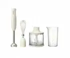 BRUNO Multi Stick Blender 3 Types (Blender Whiper Chopper) Mixer Compact Ivory