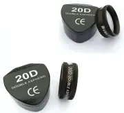 Lot Of 20D Black Color Lens For Eye Diagnose
