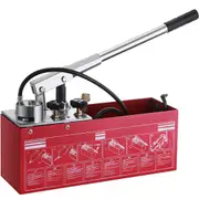 Hydraulic Pressure Test Pump 50 Bar Hand Pressure Test Pump 726 PSI 3.2 Gallon Tank 45ML 1/2" BSP Hydrostatic Test Pump for Pipeline Pressure Container Irrigation Firemen (Test Pump 50