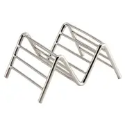 Stainless Steel Taco Holder Stand with 1 Hard Shell Tacos