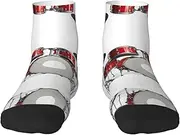 [JBYJBX] Cool Drum Set Print Adult Socks Womens Mens Workout Thermal Cozy All-Season Gift Holiday Articles Use