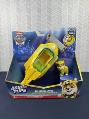 PAW Patrol Rubble Hammerhead Aqua Vehicle Pups Toy ages 3+. New