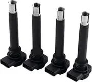 4x 0221604115 Ignition Coil Spark Plug Compatible For VW Compatible For Audi Compatible For Skoda Seat 2.0L 2.0TSI Turbo 2.5L