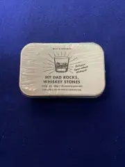 Whiskey cooling stones Mens Society, 6 soap stones and cotton freezing bag/ New