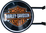 Harley Davidson Shield Bar Lighting Wall Sign Light LED