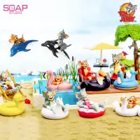 在飛比找蝦皮購物優惠-Soap Studio猫和老鼠动画泳池派对系列公仔潮玩盲盒