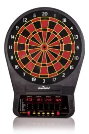 Arachnid Cricket Pro 650 Tournament-Quality Electronic Dartboard with Micro-T...