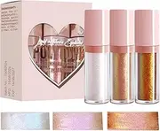 Eyeshadow - 3X Intense Color Shifting Eyeshadows - All Day Wear Highly Pigment Eyeshadows For Carnival Chameleon Liquid Eyeshadow Set Eyeshadow Liquid Metal Color Changin