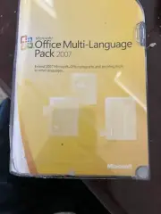 Microsoft Office Language Pack 2007 For Windows(UNOPENED FACTORY SEALED)