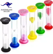 Sand Timer,Plastic Hourglass Timer,Colorful Sandglass Hourglass Sand Clock Timer