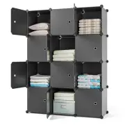 Closet Organizer, 12-Cube Storage with Doors, Closet Organizers and Storage, ...