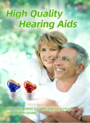 1Pair Mini Digital Hearing Aids Invisible In-Ear Enhancer Sound Amplifier L/R ！