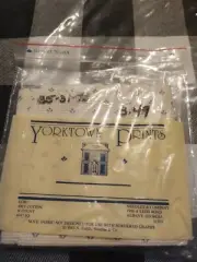 Counted Cross Stitch Fabric YORKTOWN Prints Aida Cloth 14 Count Natural & Brown