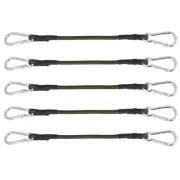 5 Pcs Tent Lanyard Individual Bungee Cord Hooks Outdoor Cords with