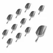 Aluminum Measuring Scoops Bakeware, Candy Scoop, Pet Food Utensil (12 PC, 12 Oz)