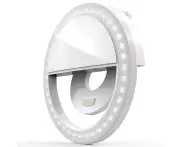 Selfie Ring Light Rechargeable Portable Clip-On Selfie Fill Light With 36 Led For Iphone/Android Smart Phone