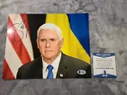 Mike Pence Signed Photo Beckett Certified 8”x10” Presidential Candidate 2024