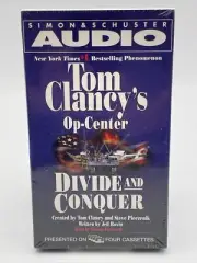 Tom Clancy Op-Center Divide & Conquer Audiobook By Jeff Rovin Cassette Tape New